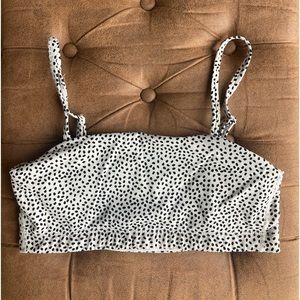 Aoxjox Women's Workout Bandeau Sports Bra